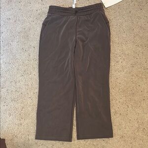 Brown Lululemon Softstreme Pants (Crop)